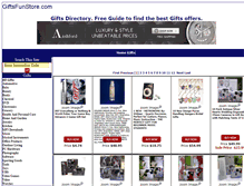 Tablet Screenshot of giftsfunstore.com